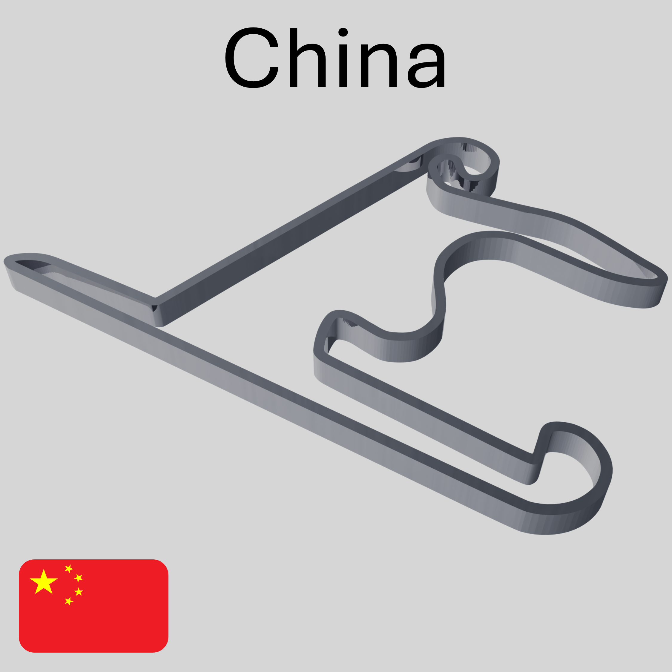 China – Streckenkarte